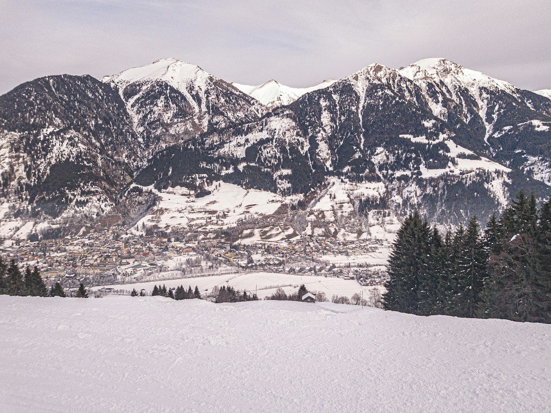 Snowy Austrian Alpine landscape representing the traditional village setting around Alpbach